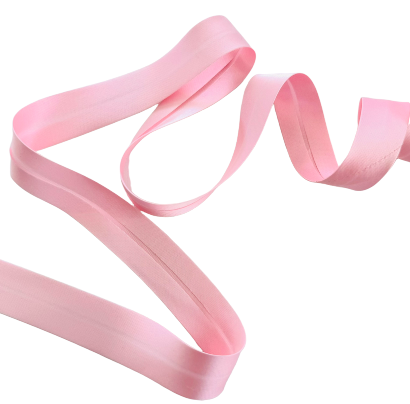 Pink Satin Bias Binding 20 mm