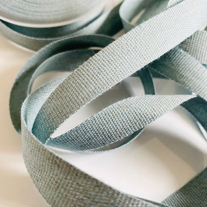 50% linen, 50% cotton ribbon, 15 mm wide