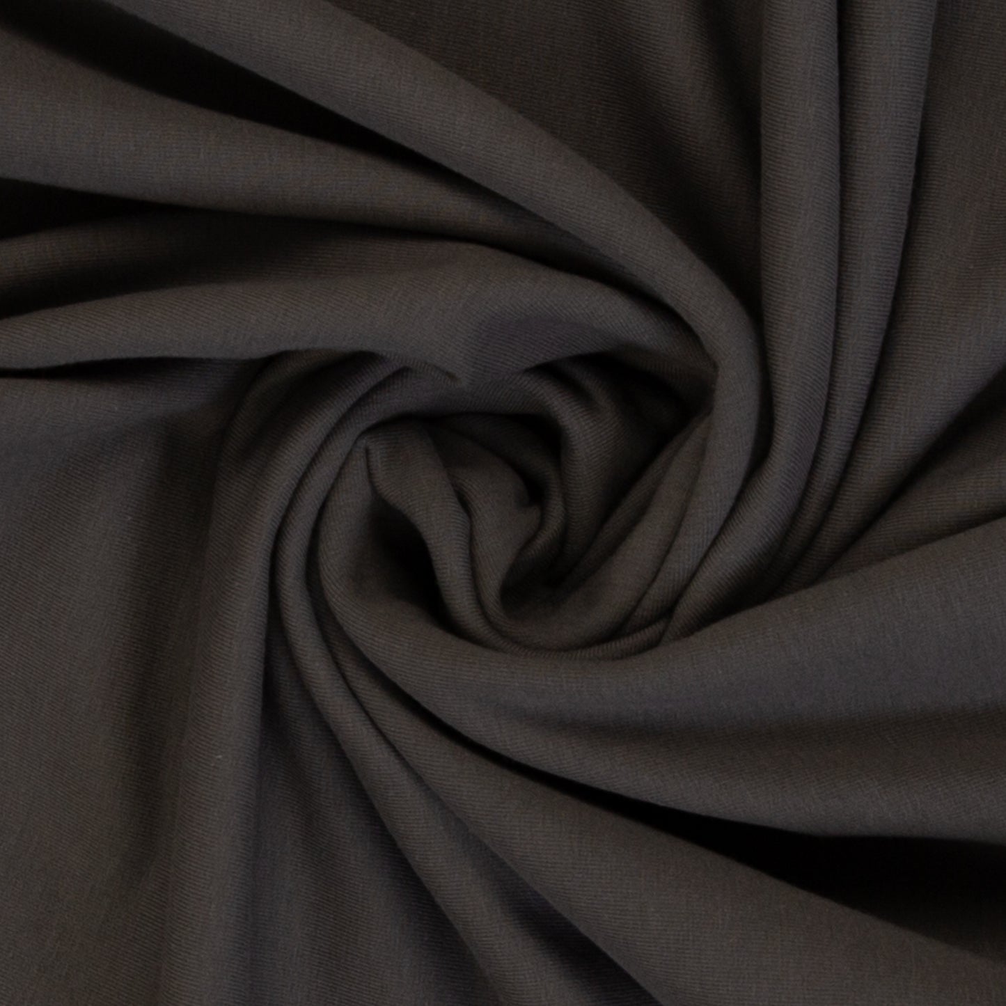 Cotton jersey, French Terry, dark grey, 155 cm wide