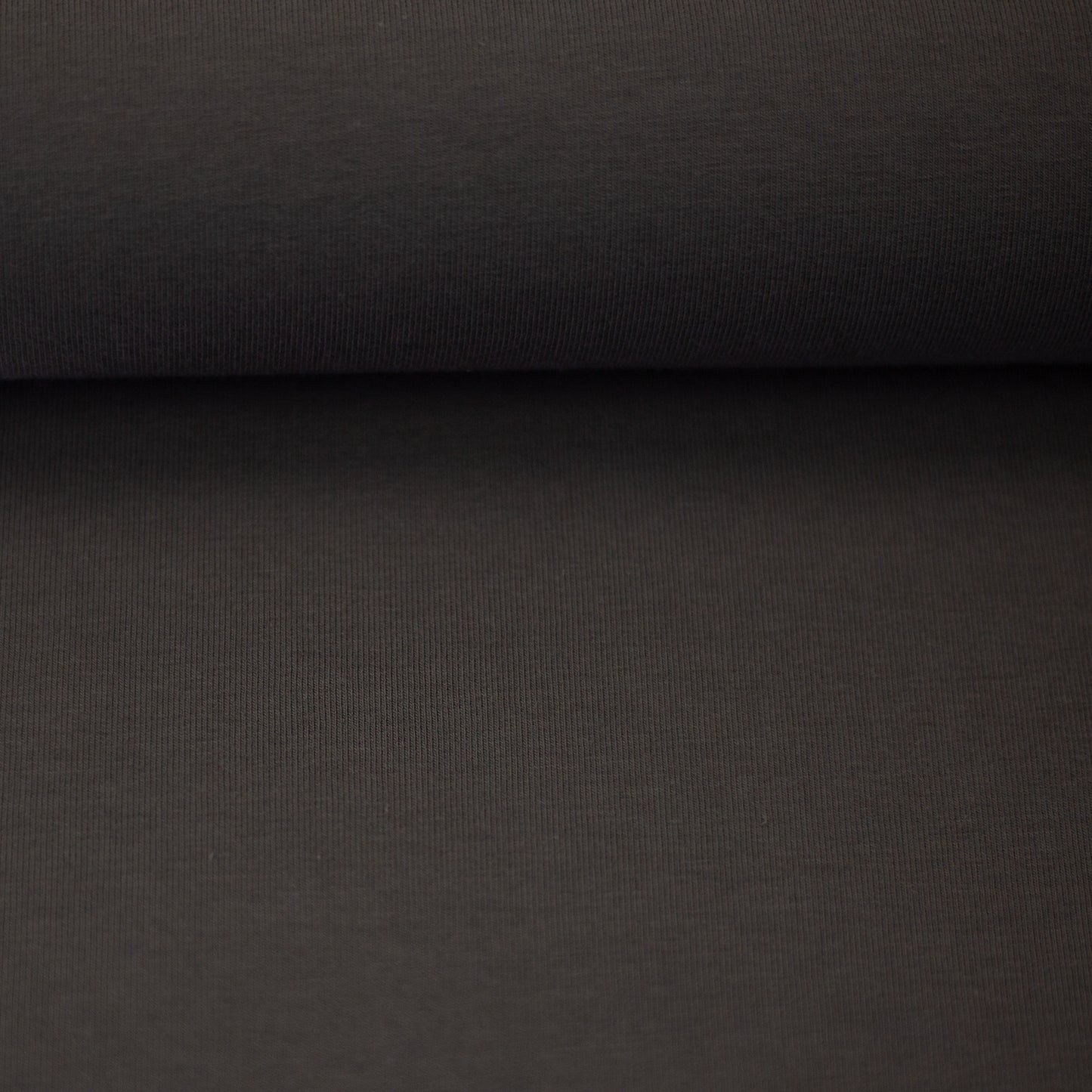 Cotton jersey, French Terry, dark grey, 155 cm wide