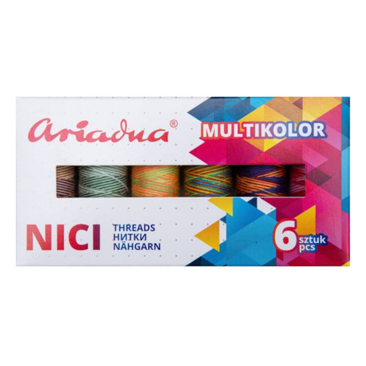Ariadna Multicolor Viga 80/150 multicolor threads, 6 pcs pack.