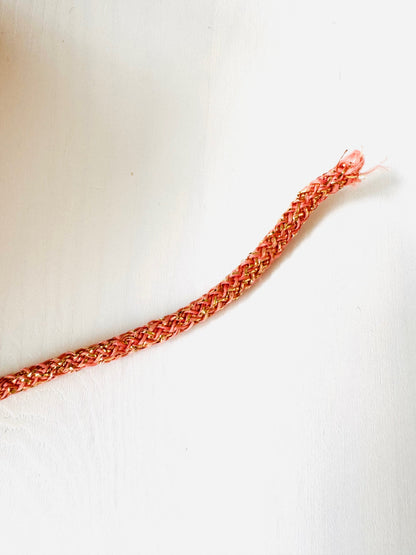 Bronze decorative Metallic Rope - Polyester Cord for DIY, Gift Wrapping, Macrame