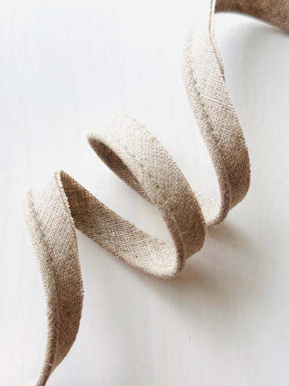 Natural Linen Piping Trim 14 mm