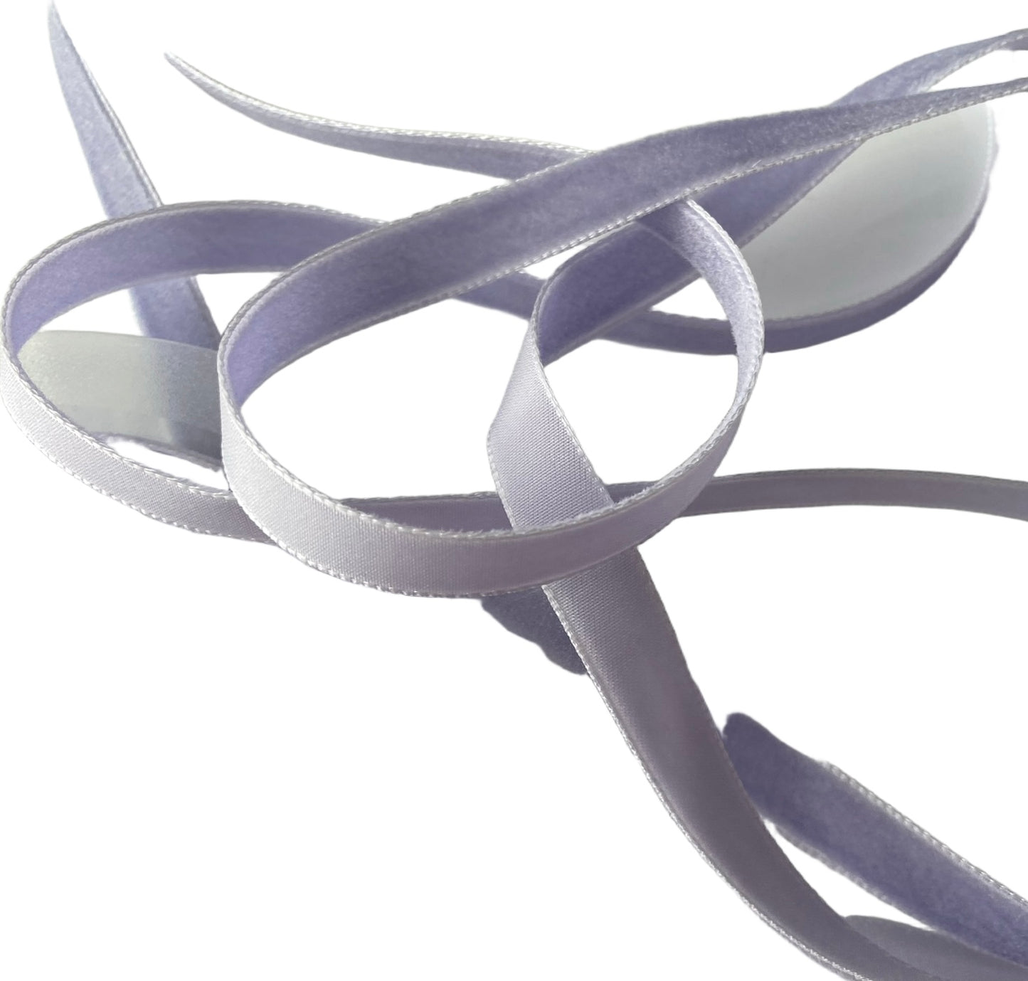 Velvet Ribbon in Pastel Colors 1 mm