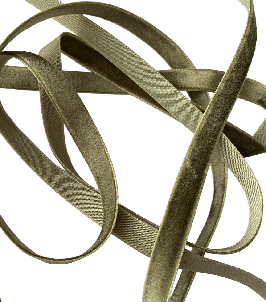 Velvet Ribbon in Pastel Colors 1 mm