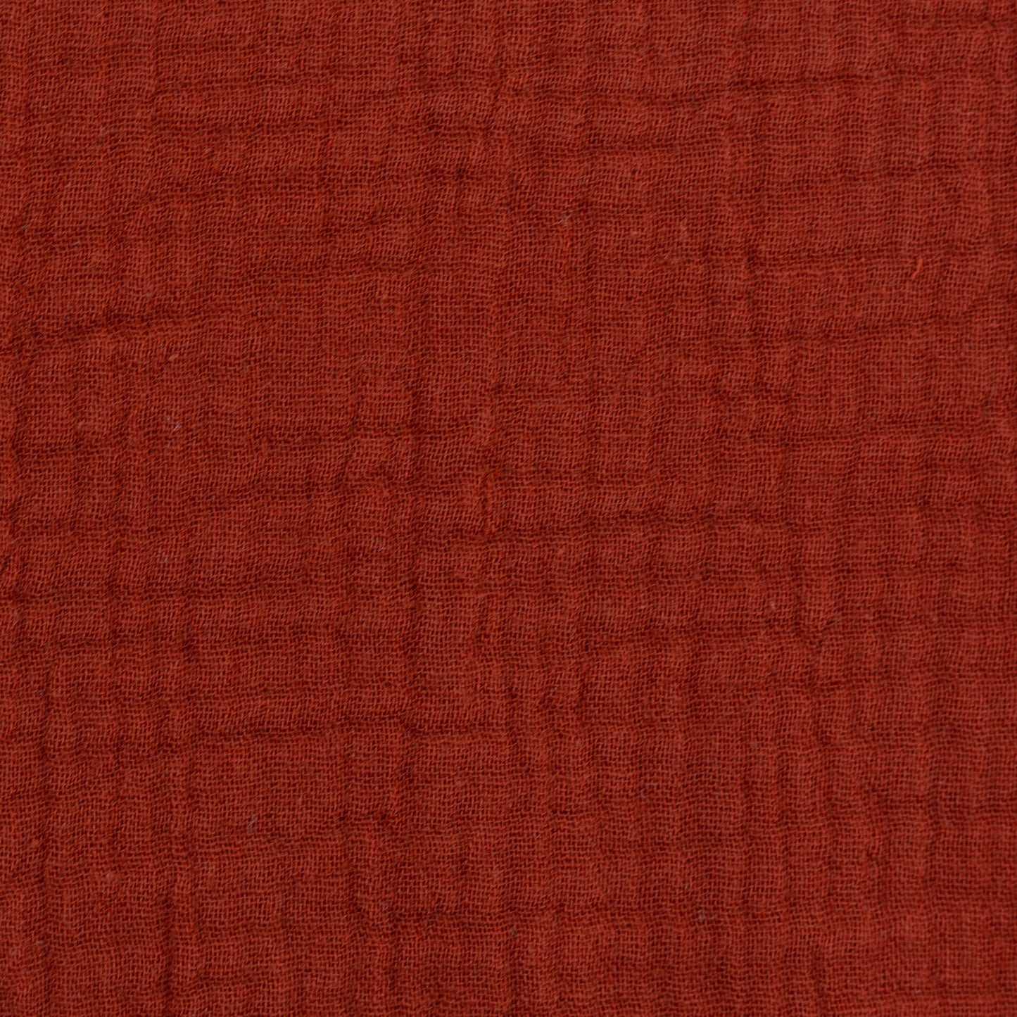 Cotton Muslin Double Gauze, terracota, 130 cm wide