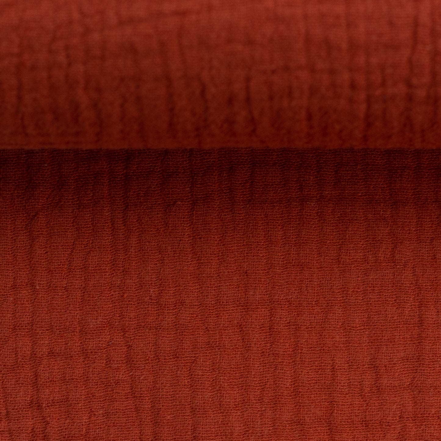 Cotton Muslin Double Gauze, terracota, 130 cm wide