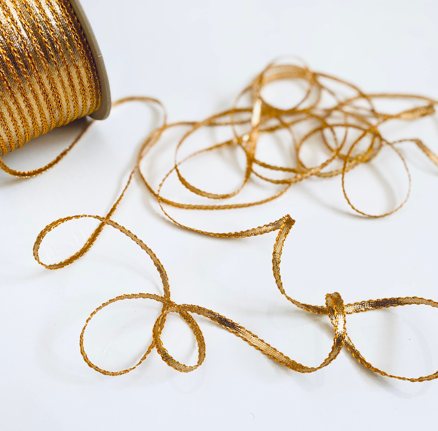 5mm Decorative Ribbon – Silver & Gold | Craft, Sewing & Gift Wrapping Trim