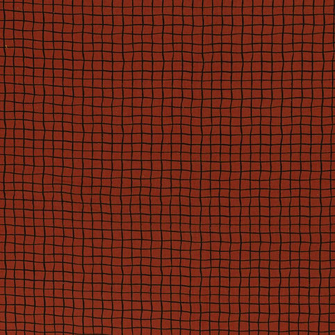 Cotton Muslin Rust Red Checkered – Double Gauze, 135 cm wide