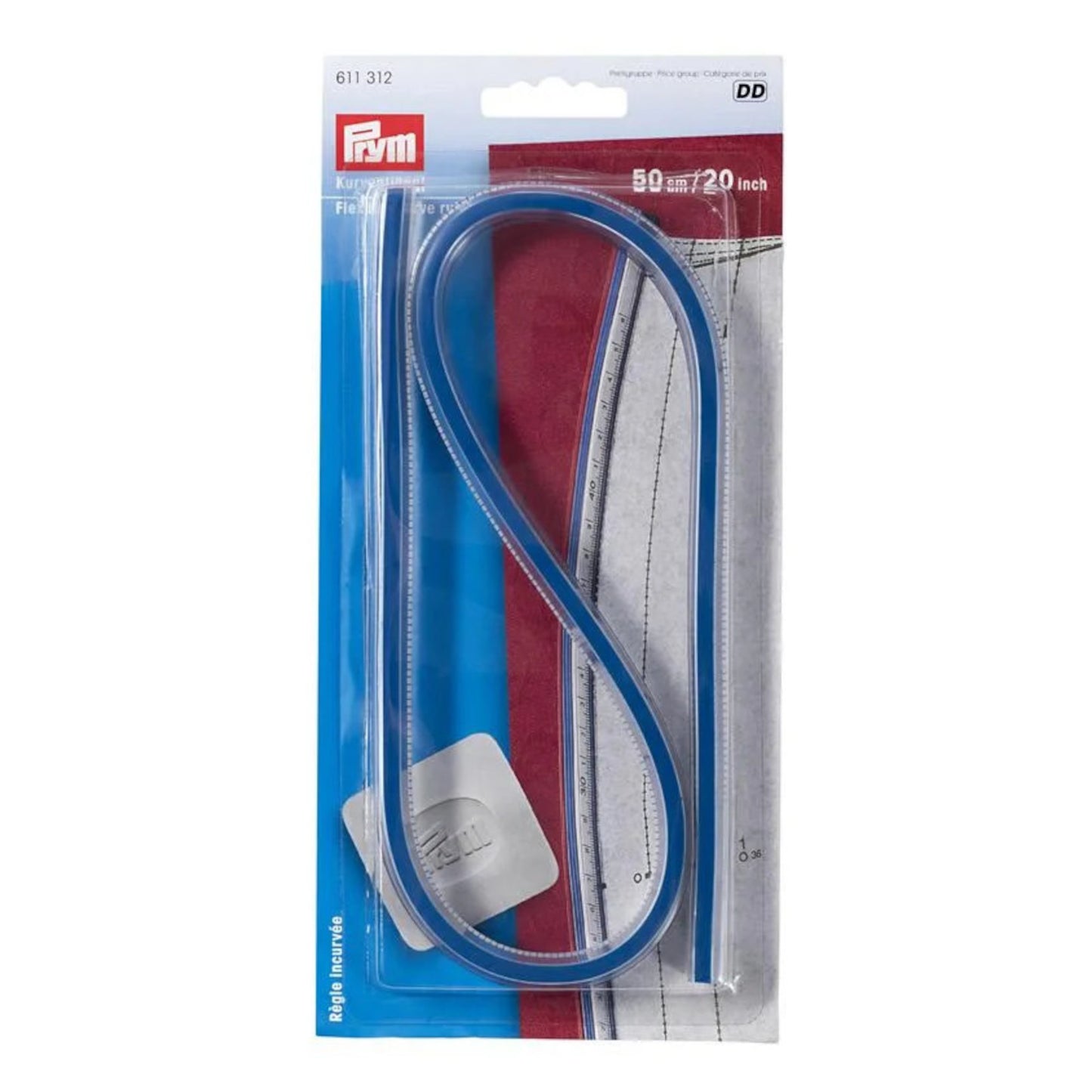 Prym flexible ruler, 50 cm/19.69 in
