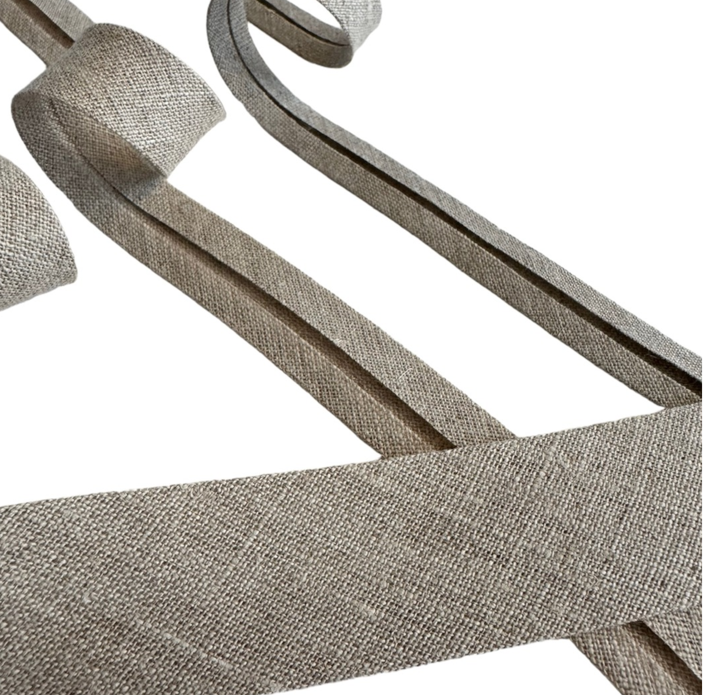 Linen Bias Ribbon – 15 mm, 20 mm, 30 mm | Natural Fabric Trimming