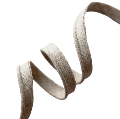 Natural Linen Piping Trim 14 mm