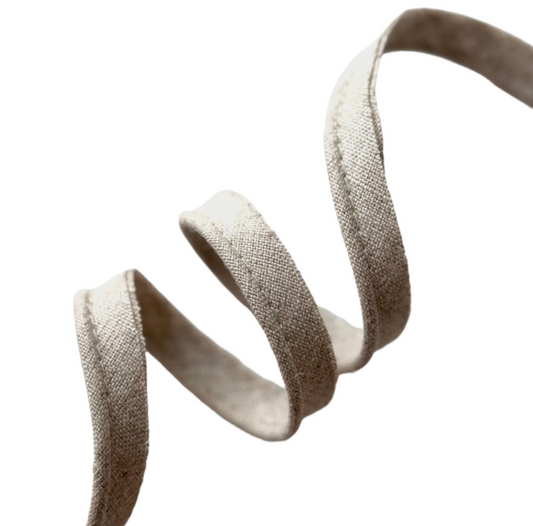 Natural Linen Piping Trim 14 mm