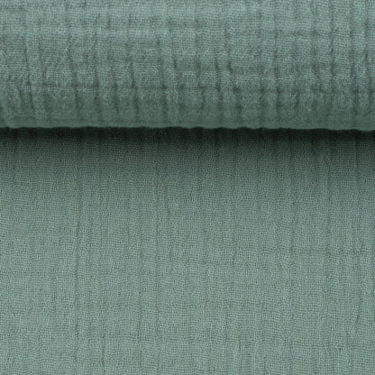 Cotton Muslin Double Gauze, mint, 130 cm wide