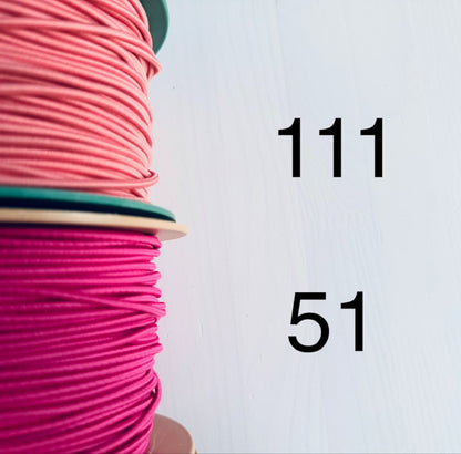 2.5 mm Elastic Cord for Beading & DIY Crafts – Flexible Round Stretch String