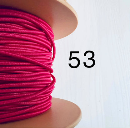 2.5 mm Elastic Cord for Beading & DIY Crafts – Flexible Round Stretch String