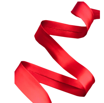 Red Satin Bias Binding 20 mm